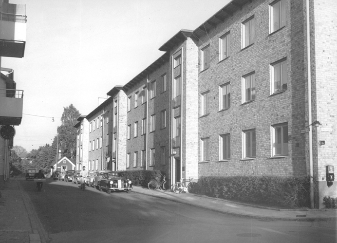 Östra Kyrkogatan - Östra Kvarngatan mot Östra B...