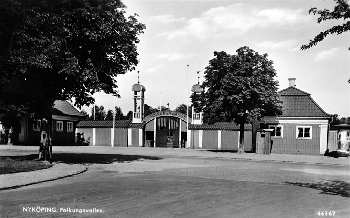 Nyköping, Folkungavallen. Fototid: 1942-1964.