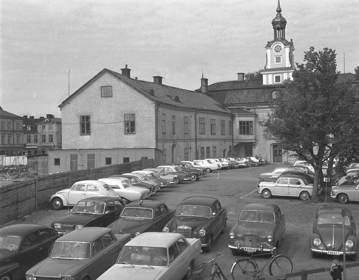 Stadshustomten. Fototid: 1965.