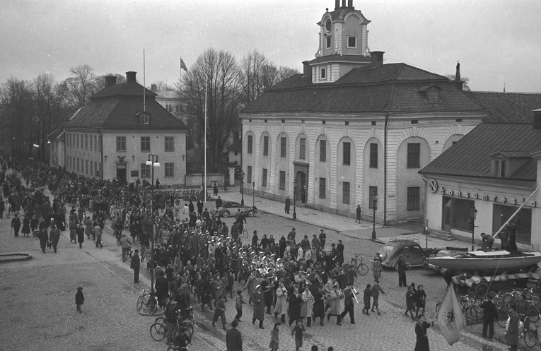 Studentexamen. Fototid: 1944.