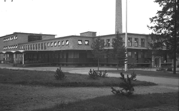 Mjölkcentralen, Mejeriet i Oppeby. Fototid: 1945.