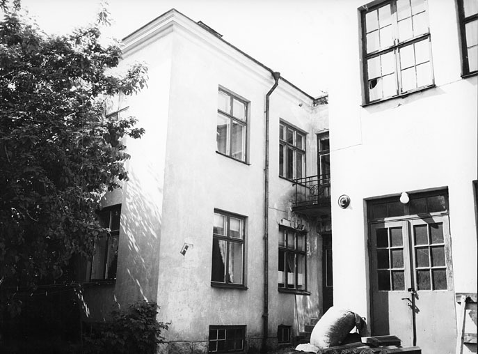 Gårdsinteriör vid Tullportsgatan. Fototid: 1966.