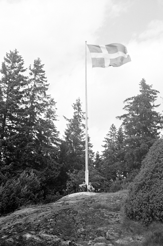 Svenska flaggan. Fototid: 1947.