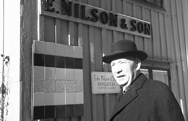 Edvin Nilsson, Rådman. Fototid: 1958.