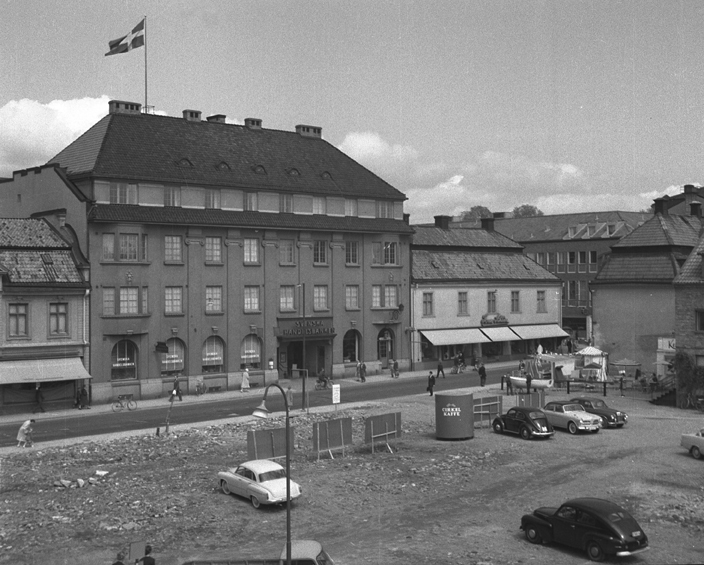 Domustomten klar för bygget Västra Storgatan. F...