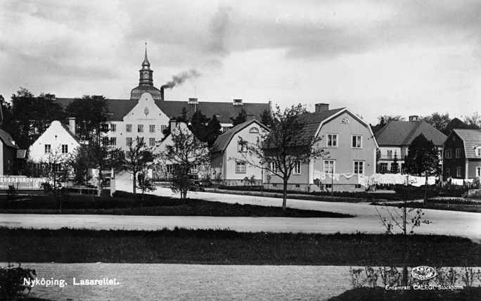 Nyköping, Lasarettet. Fototid: 1914-1929.