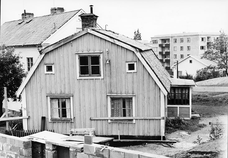 Gårdsinteriör, Stackebacken. Fototid: 1965.