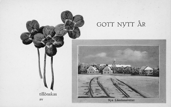 Nya Länslasarettet. Fototid: 1914-1924.