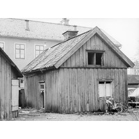 NKBFA DIB214 -
Skomakare Berglunds fastigheter vid Borgareberget på Västra Trädgårdsgatan