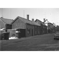 NKBFA DS727 -
Bagaregatan.
Till vänster är infarten till Albins Trädgård