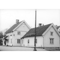 NKBFA DIB706 -
Östra Stationen, exteriör. Stationen byggdes 1915-1916 och revs 1968