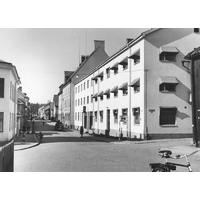 NKBFA DS1042 -
Östra Kvarngatan, Östra Kyrkogatan mot Östra Storgatan
