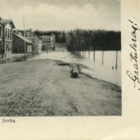 178400 009801 - Kyrkogatan vårfloden 1904