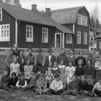 178400 006135 - Skolfoto, Kyrkskolan, Älgå.