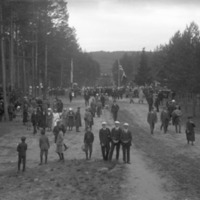 178400 005319 - Deltagare i fredsmöte vid gränsen mot Norge