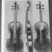 178400 005364 - Tre bilder av samma fiol, Gustaf Fjaestad