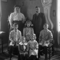 178400 004392 - Familjefoto, Gustaf Nilsson, Rexed