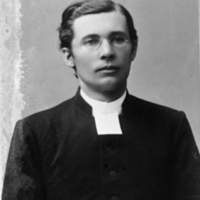 178400 006869 - Ateljébild. Pastor Carl August Juhlin