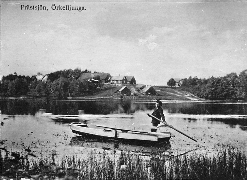 Översiktsbild. Prästsjön, kv Prästgården, Örkel...