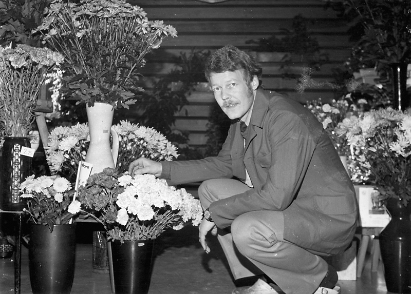 Åke Gustavsson, blomsterdekoratör och ägare til...