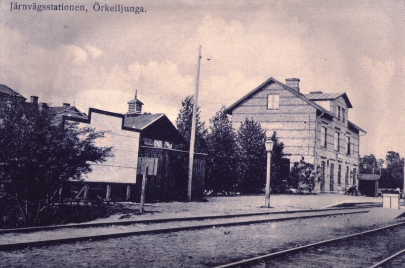 Järnvägsstationen, Örkelljunga.