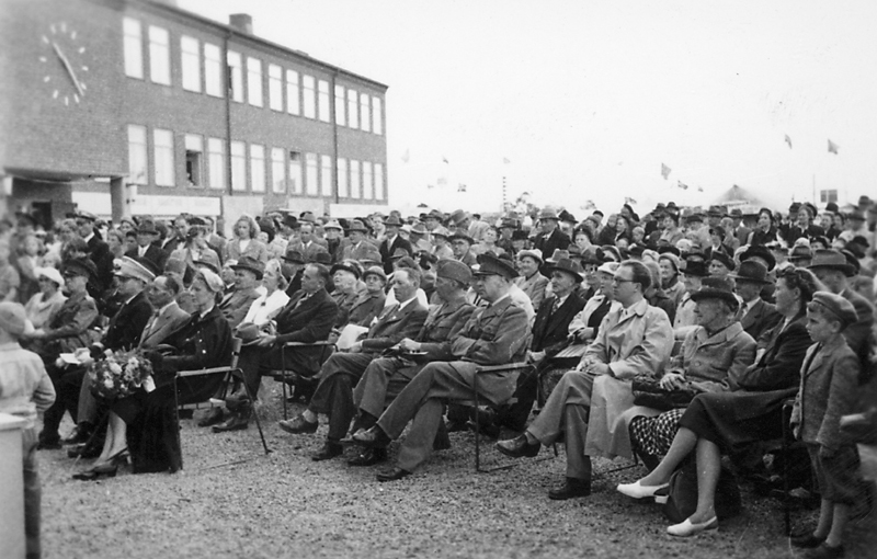 Foto från Örkelljunga utställningen 1952.