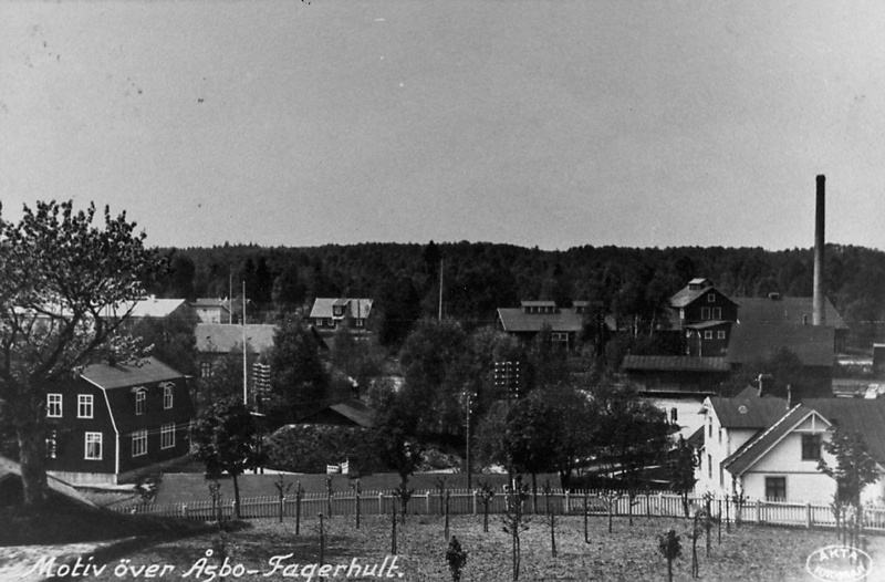Motiv Åsbo-Fagerhult. Före 1922.