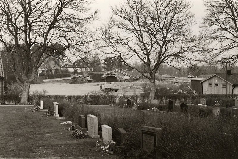 Fagerhults nya kyrkogård.