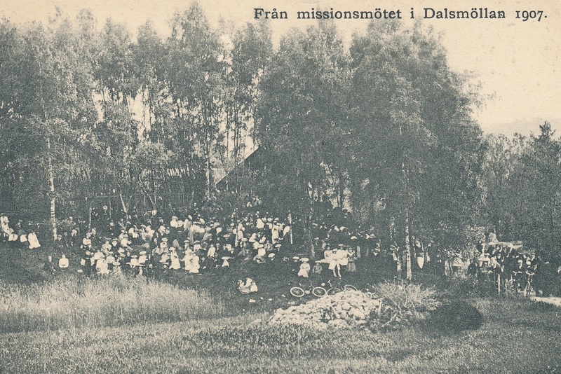 Från missionsmötet i Dalsmöllan 1907.