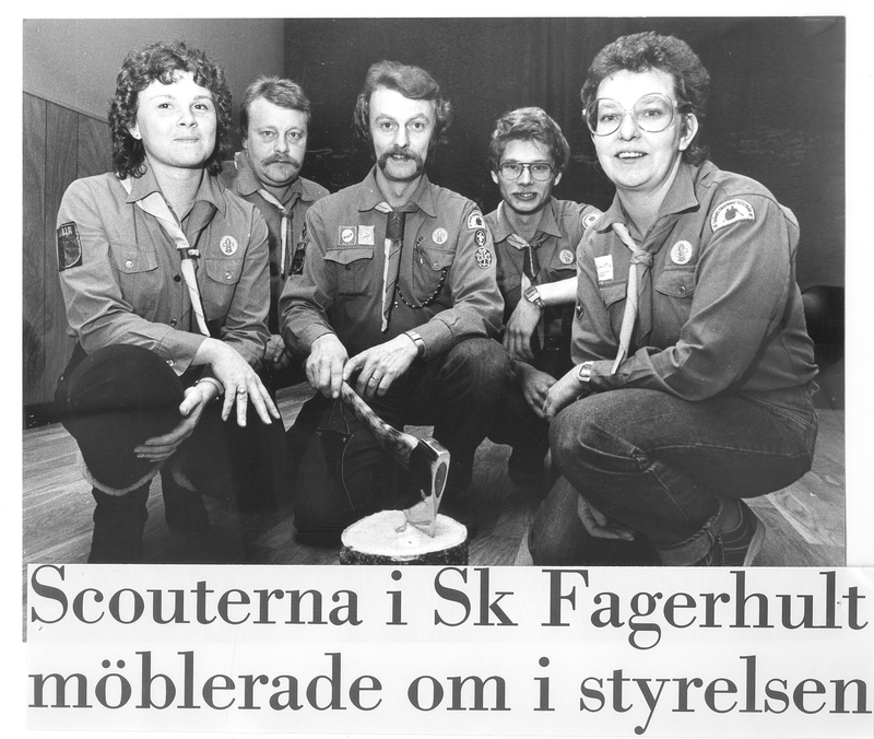 Scouterna i Skånes Fagerhult möblerade om i sty...