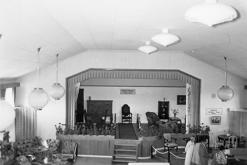 Foto från Örkelljunga utställningen 1952.