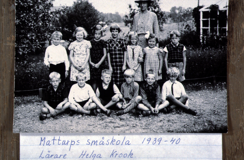 Mattarps småskola 1939-40