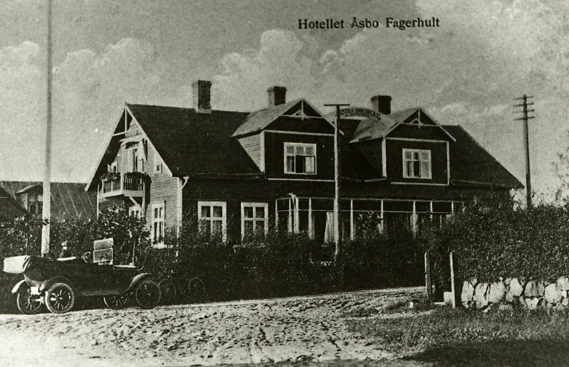 Hotellet Åsbo Fagerhult 1910.