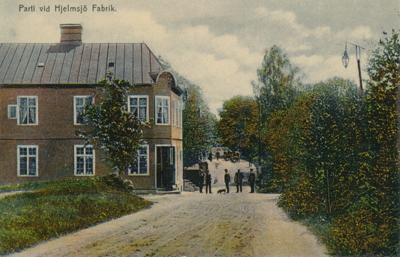 Parti vid Hjelmsjö Fabrik.