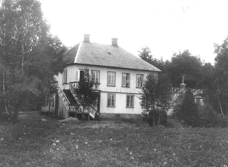 Pensionatet i Järnblåst, numera jämnat med marken.