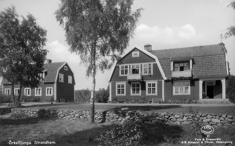 Strandhem. BV kursgård vid Hjelmsjön.