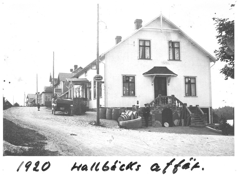 1920 Hallbäcks affär i Skånes Fagerhult