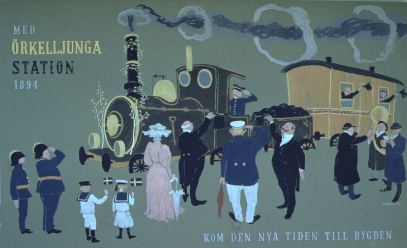 MED ÖRKELLJUNGA STATION 1894