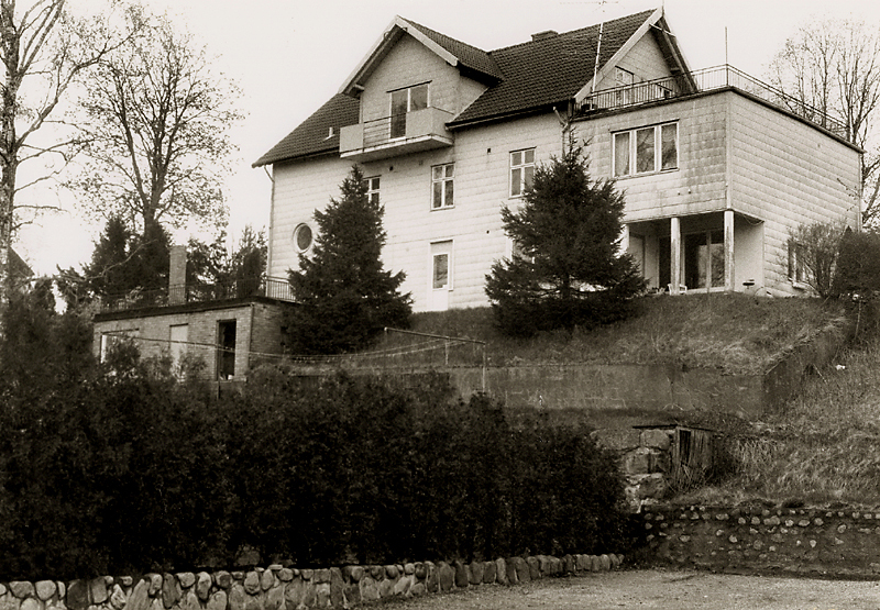 Villa Fagervy på Kungsvägen. Från baksidan.