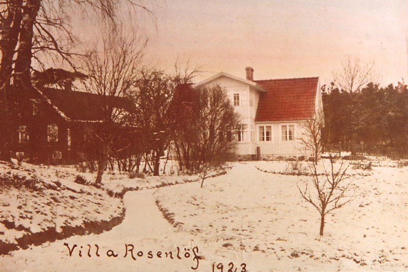 Villa Rosenlöf 1923.