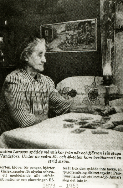 Paulina Larsson, Vanåsfors, född 1873, död 1963.