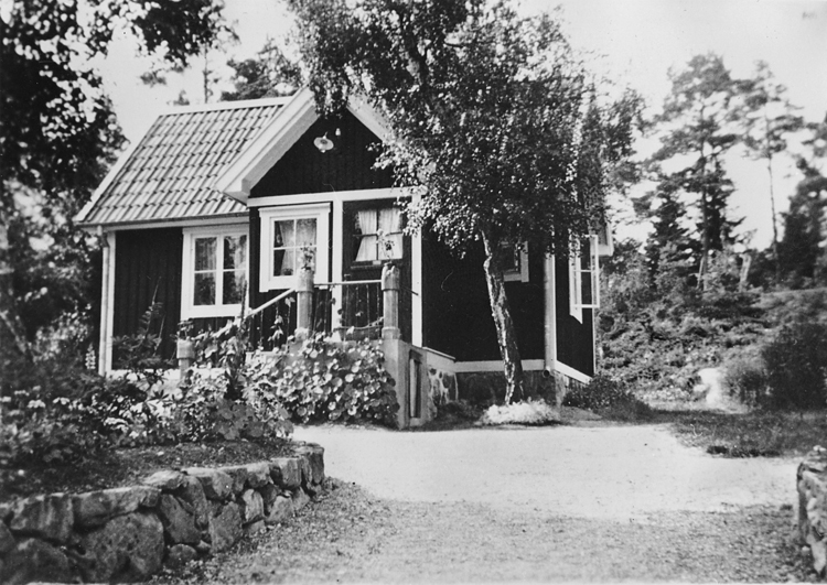 Barkarby. Fritiof Petterssons villa vid Skogsvä...
