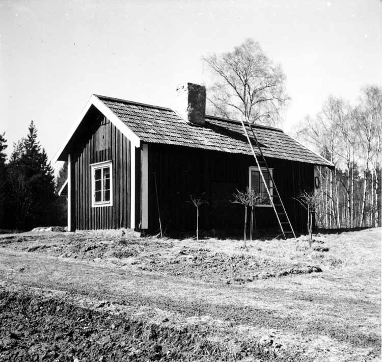 Slammertorps gård i Kallhäll. Baksidan på gamla...