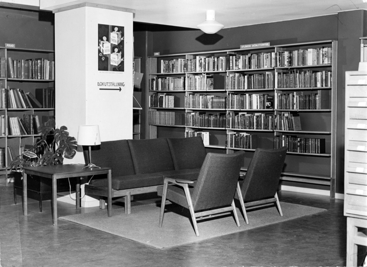 Jakobsbergs bibliotek vid Vasaplatsen 9, kommun...