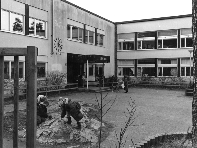 Nybergskolan i Jakobsberg. 