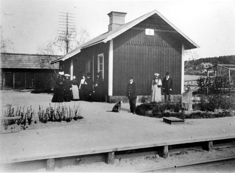 Barkarby järnvägsstation.