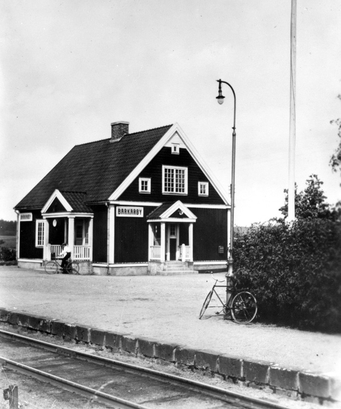Barkarby järnvägsstation.