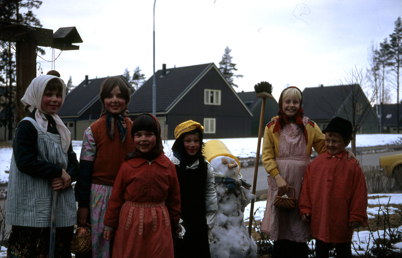 Påskkärringar i Viksjö 1972