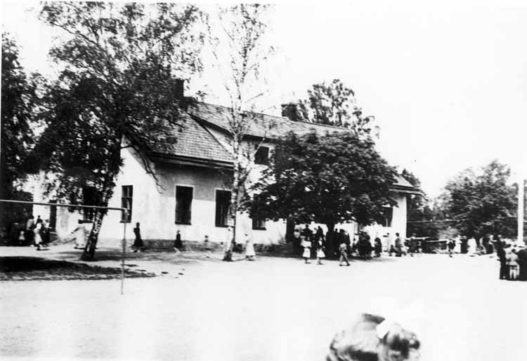 Aspnässkolan i Jakobsberg. 1901 års skolbyggnad.