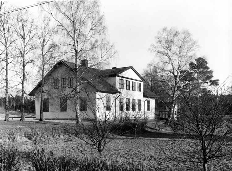 Aspnässkolan i Jakobsberg. 1901 års skolhus. T ...